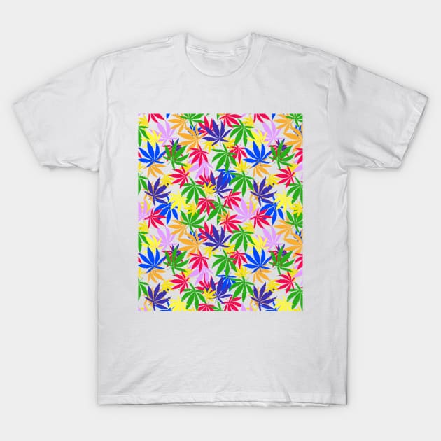 Floral Pattern T-Shirt by DewaJassin